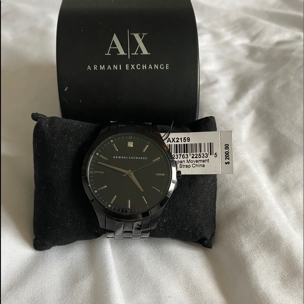 Armani Exchange Diamond Series Black Watch